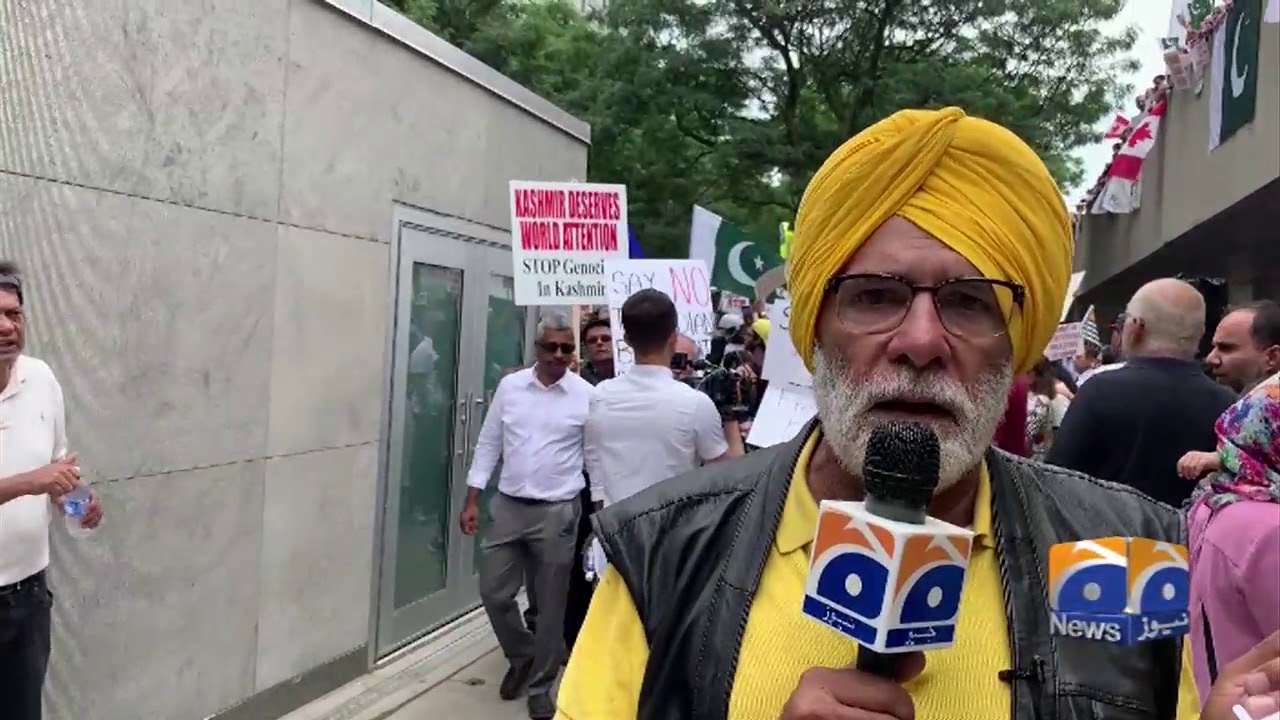 Thousands Stage Protest In Toronto Against Indian Occupation Of Kashmir