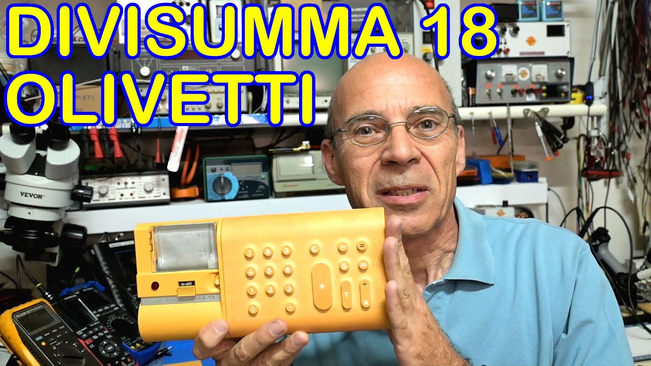 ⚡ Missione impossibile? Riparare la calcolatrice Olivetti Divisumma 18