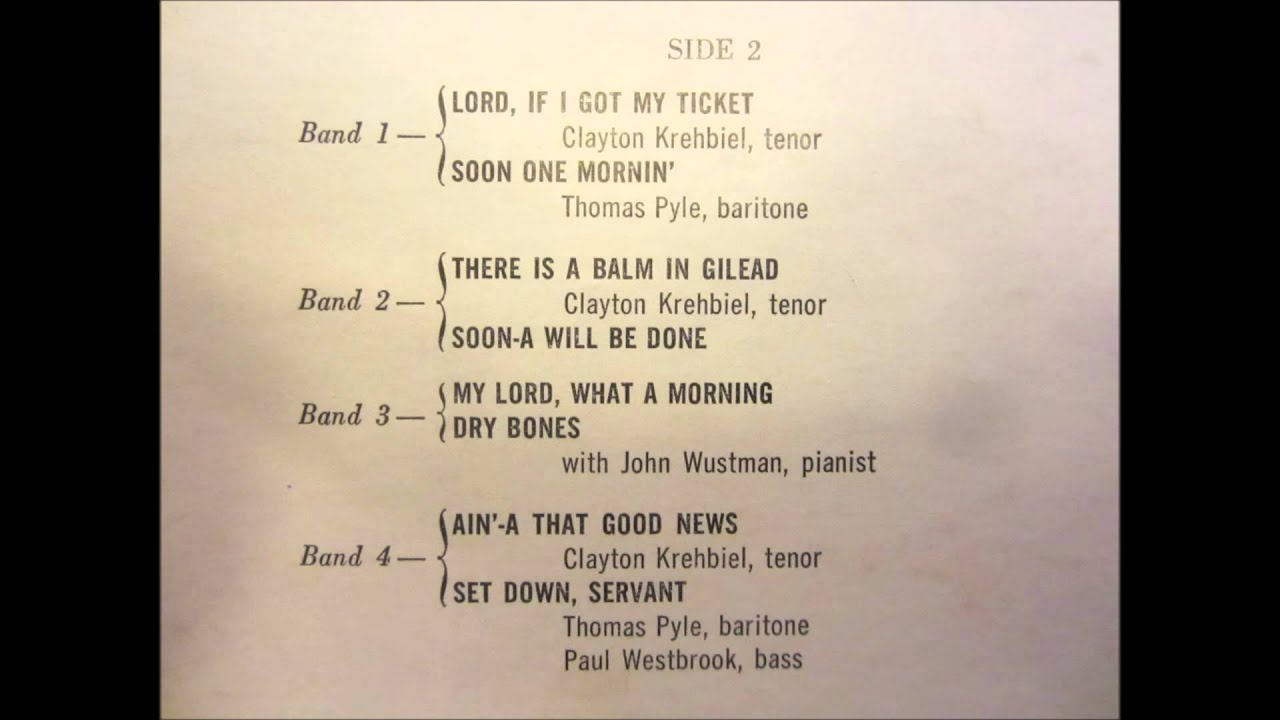 Deep River - Robert Shaw Chorale (Spirituals) 1958