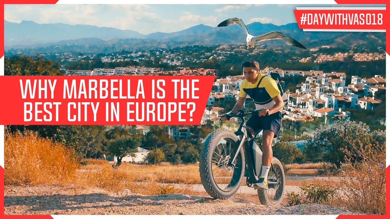 MARBELLA - BEST CITY IN EUROPE? | OVER 100KM ON ELECTRIC BIKE | #DayWithVas 018