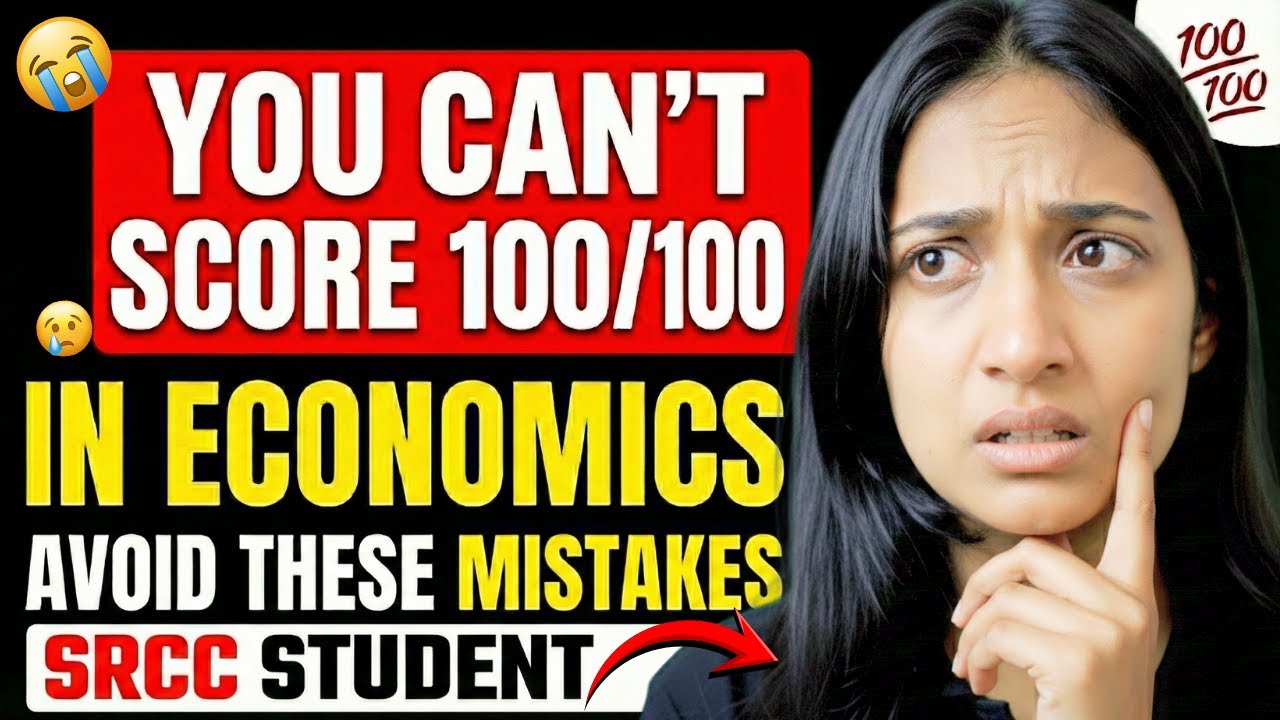 YOU CAN'T SCORE 100/100 IN ECONOMICS 😭 I AVOIDTHESE MISTAKES !!! TOPPER'S ADVICE 🤫