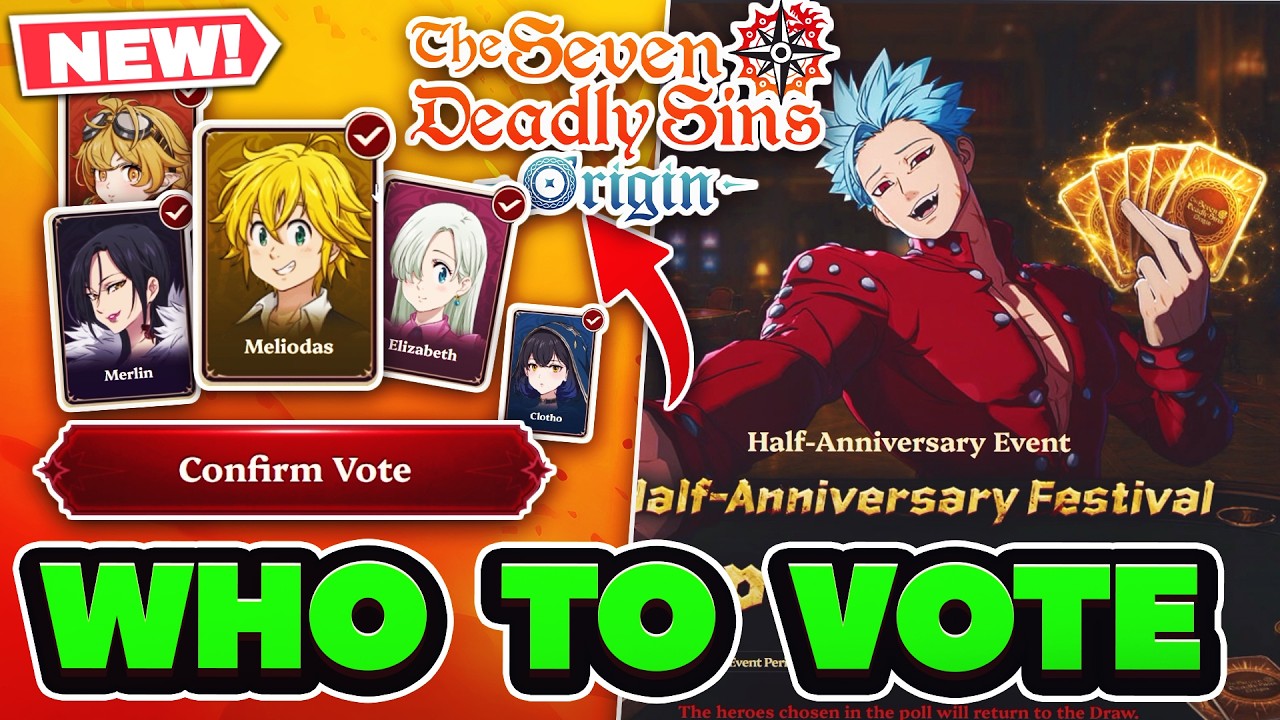 WHICH SSR SHOULD YOU VOTE! FIRST EVER RERUN BANNER! | 7DS: Origin
