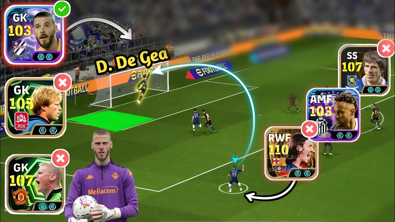 FREE Degea 103 Show Time Vs Blitz Curlers 🤔 | FREE Degea Worth Signing 🤔 BEST GK 🤔 efootball 
