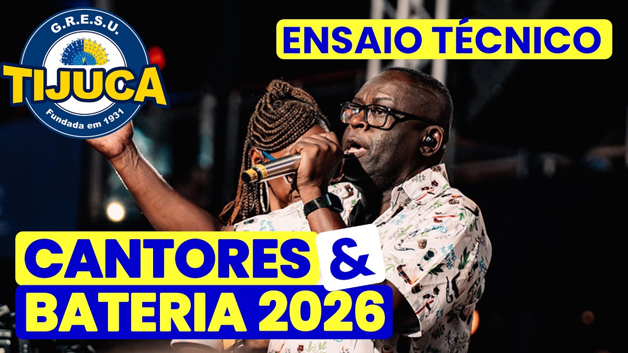 UNIDOS DA TIJUCA 2026 - 4K | ÚLTIMO ENSAIO TÉCNICO - LARGADA E PISTA | SAMBA AO VIVO #ET26