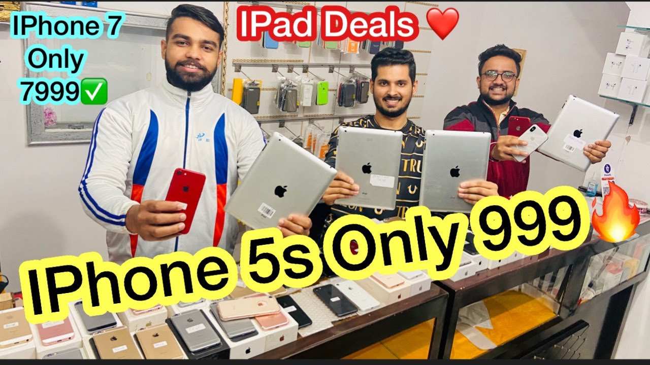 IPhone sale 5s Only 999 🔥| IPhone 7 only 7999| IPad deals| Free Delivery all over India!