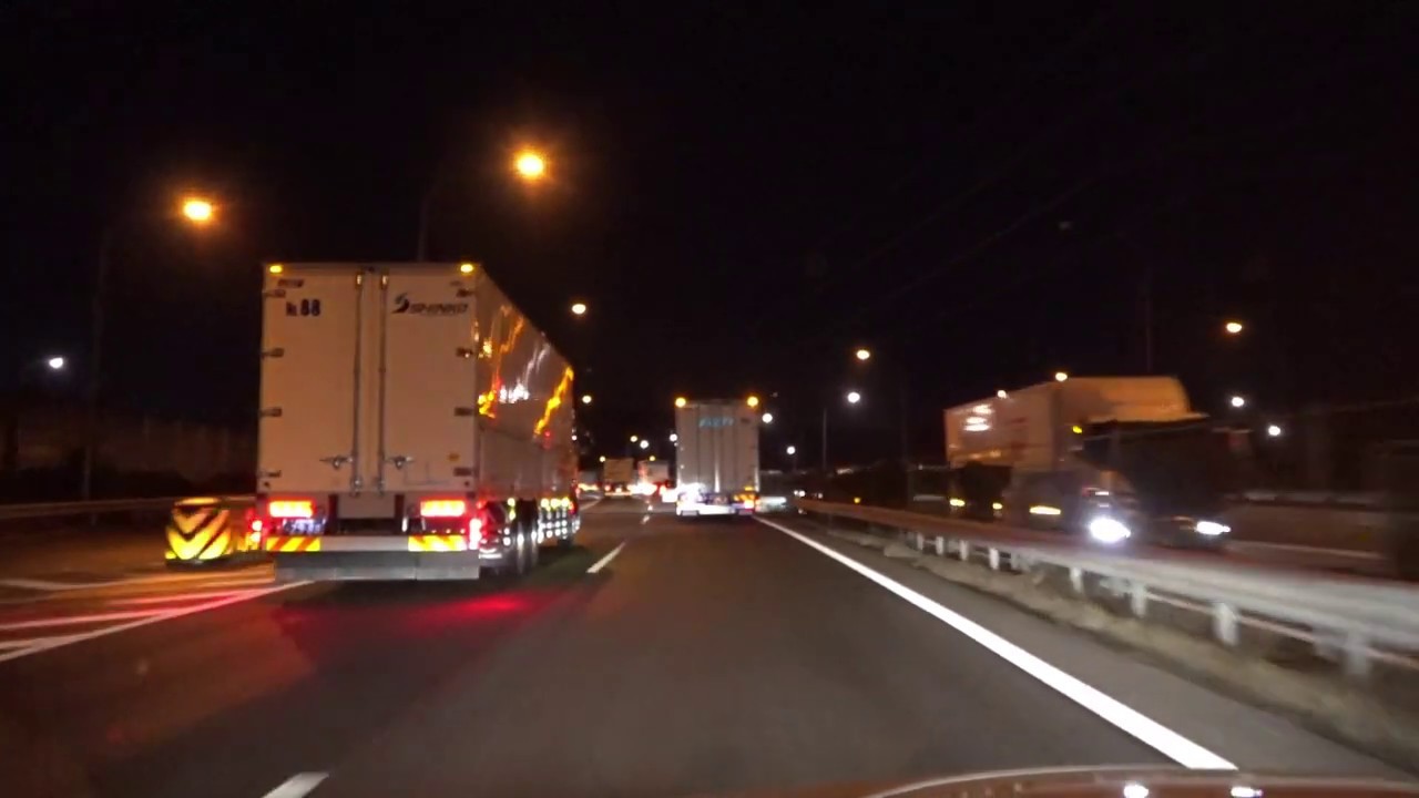 【HD/60fps】夜更かし山陽道 下り線