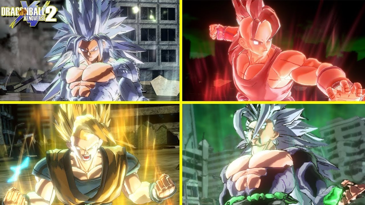 DBXV2 : Absalon Characters Modded Transformation & Ultimate Moves Compilation!