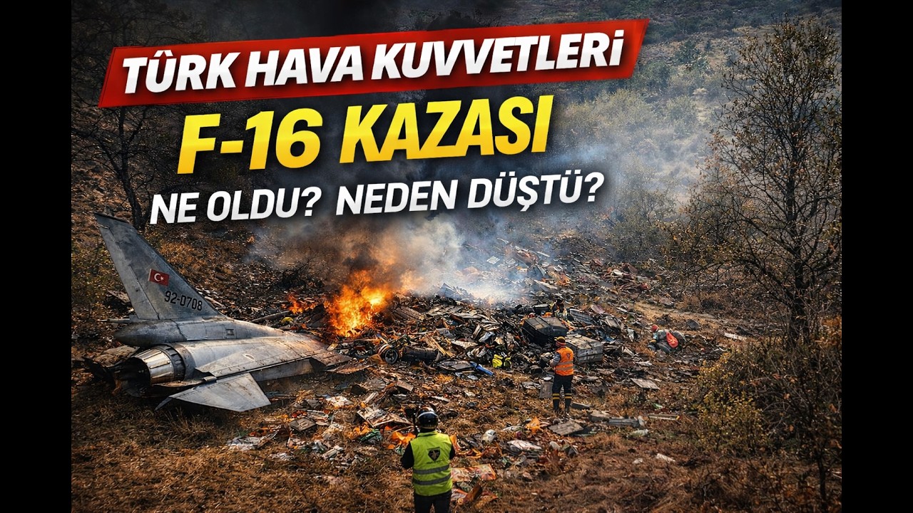 Türk Hava Kuvvetleri F-16 Kazası: Ne Oldu, Neden Düştü? Tüm Gerçekler | Uçak mı?