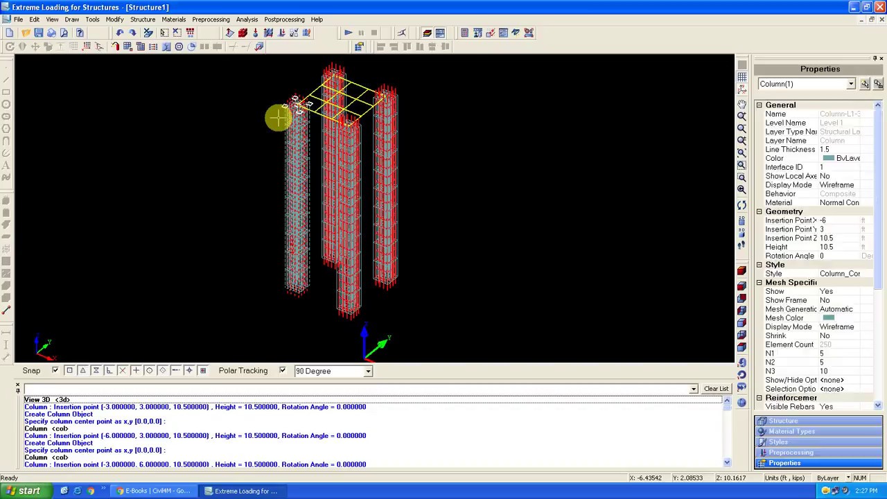 Progressive collapse working in Extreme Loading For Structures
