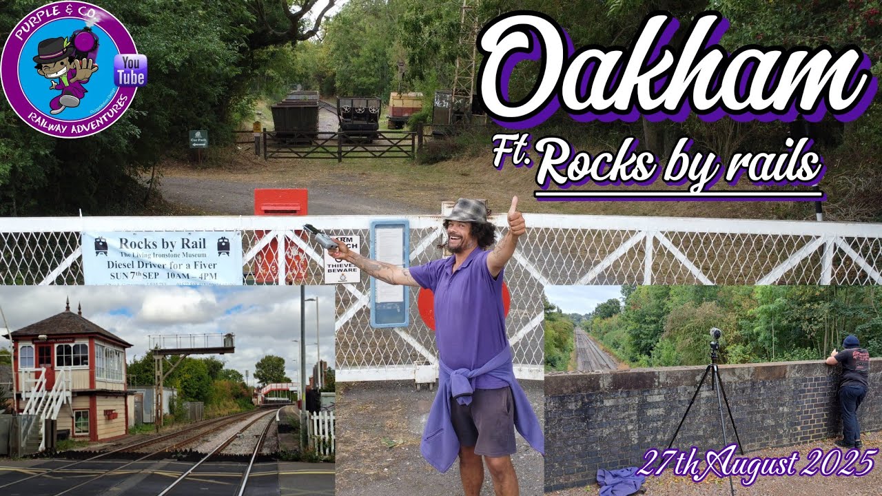 Oakham - Finding the best location for train watching Ft. Rocks by Rail 27/8/25