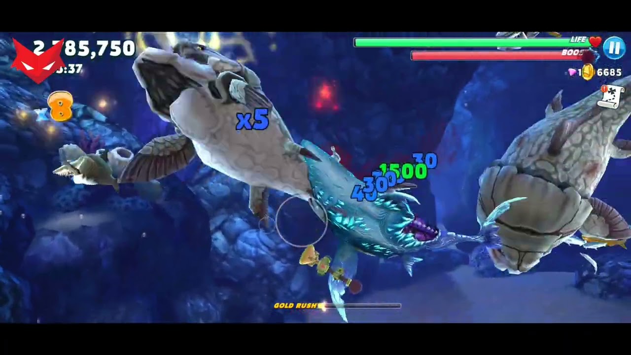 🦈 FROSTY SHARK Goes Crazy Epic Shark Dance Shin Shark Style 😂 Dancing in Hungry Shark World🦈