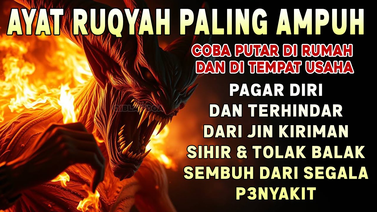 AYAT RUQYAH MERDU PENGUSIR JIN, SIHIR & SETAN DI RUMAH, TUBUH & TEMPAT USAHA, ALAA AQEL