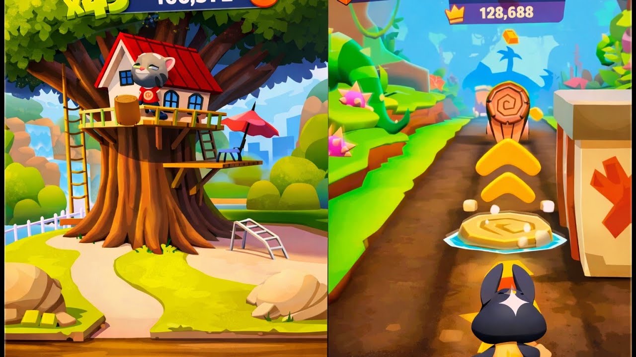 Hero Dash vs Gold Run – Crazy Speed Battle! ⚡🐱