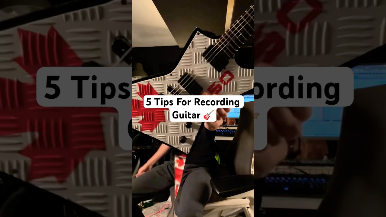 5 советов по записи гитары! 🎸🎚️🎛️ #гитара #металл #запись #сведение