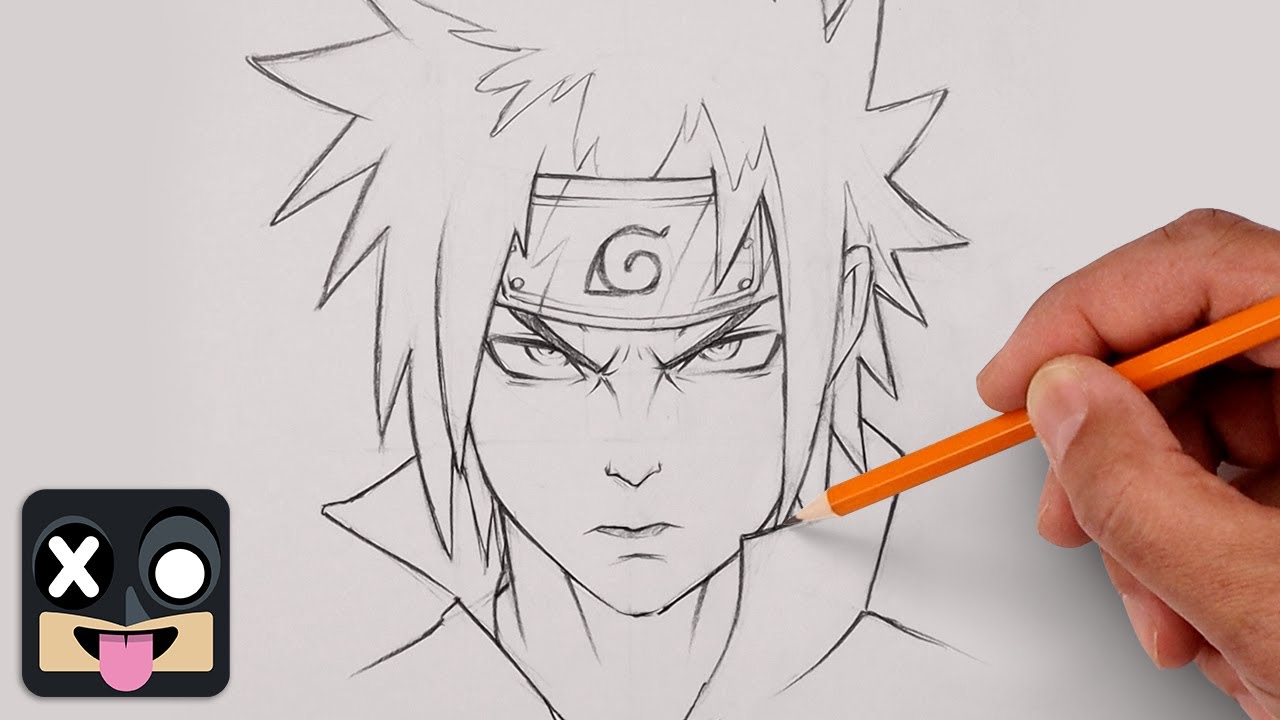 How To Draw Anime | Sasuke | Sketch Tutorial
