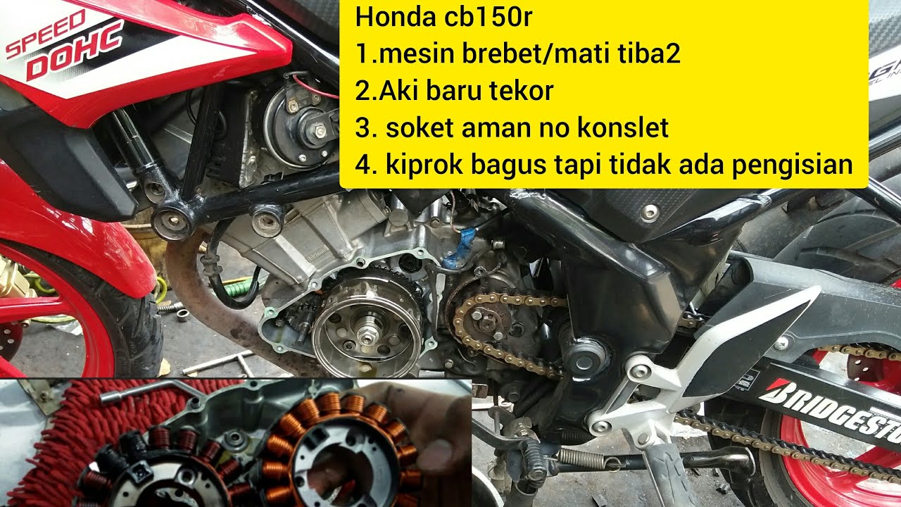 ganti/pasang SPUL CB150R
