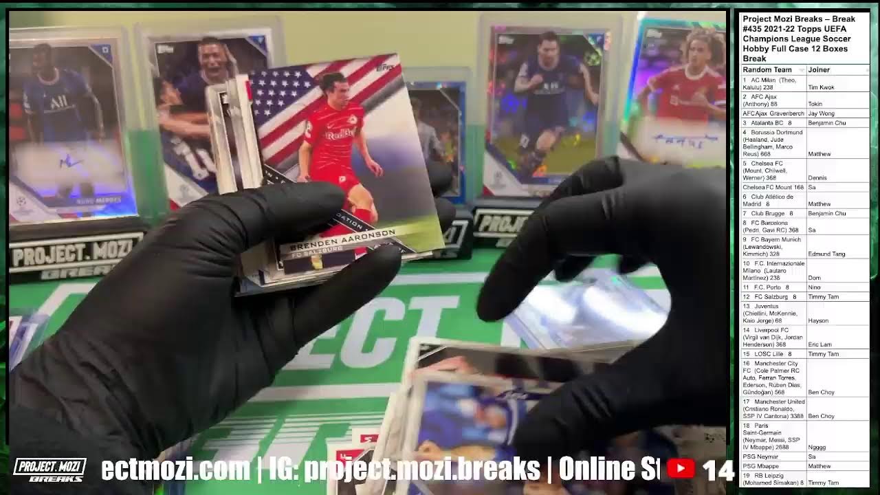 Project Mozi Breaks: Topps Baseball JP, Midnight, F1, 21/22 UCC and more  #cardbreaks