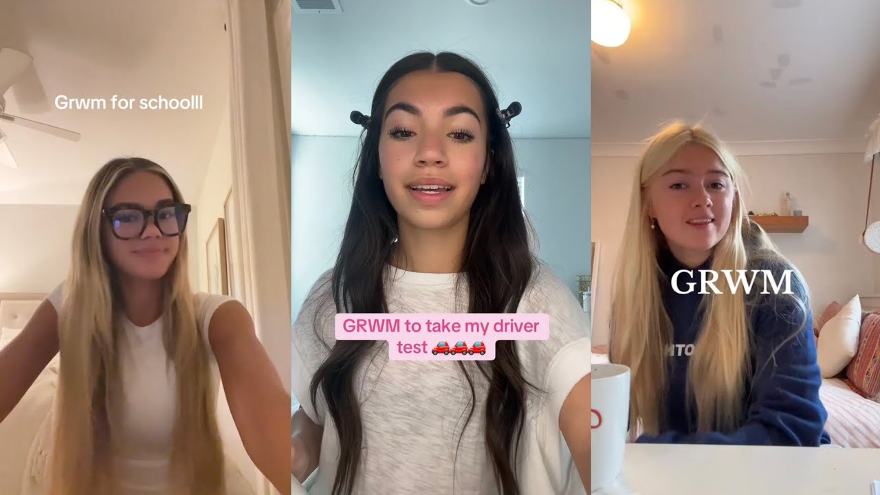 Grwm Первый день в школе 🏫🏫🏫 - Подборка TikTok