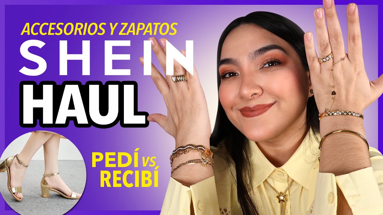 HAUL SHEIN ⭐⭐ | Try on | ACCESORIOS 💍 y ZAPATOS 👠 pedí vs recibí