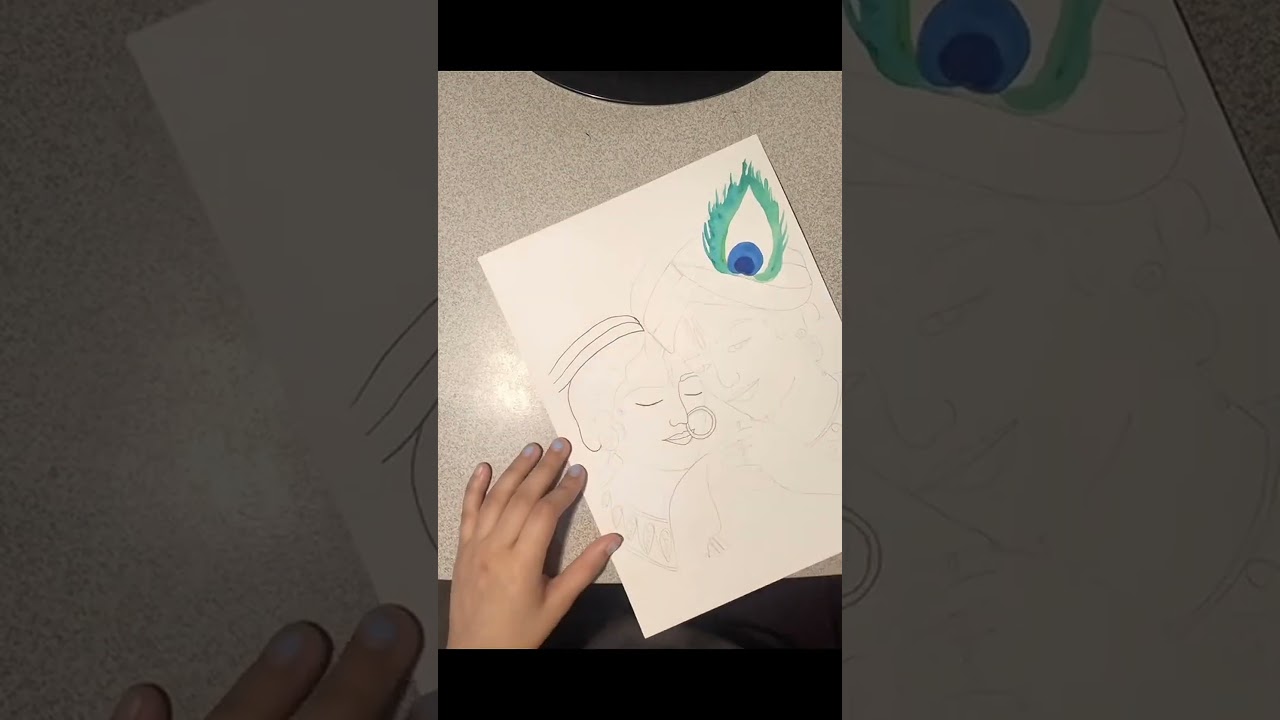 Art Fusion: Line Drawing & Watercolor 