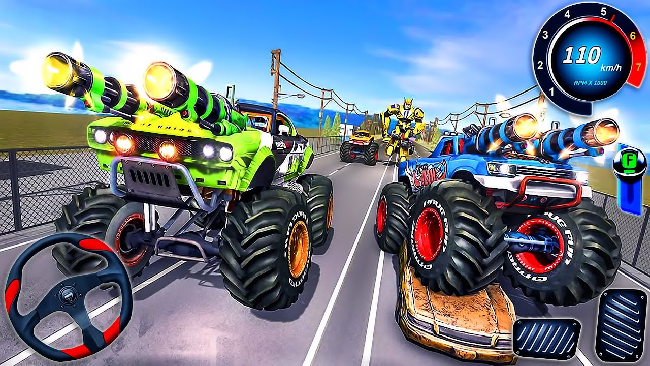 Monster Truck Mega Ramp Impossible Driver - Car Extreme Stunts GT Racing - Android GamePlay #12