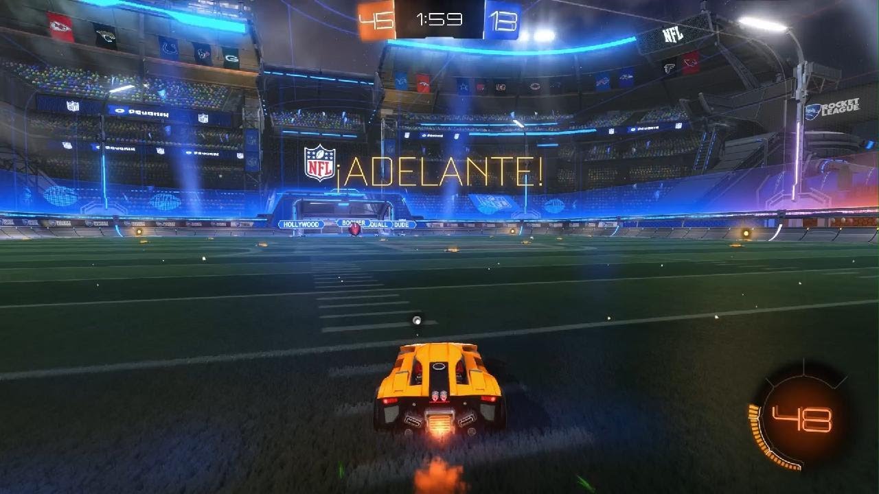 Rocket League Voy a intentar meter 10 goles.