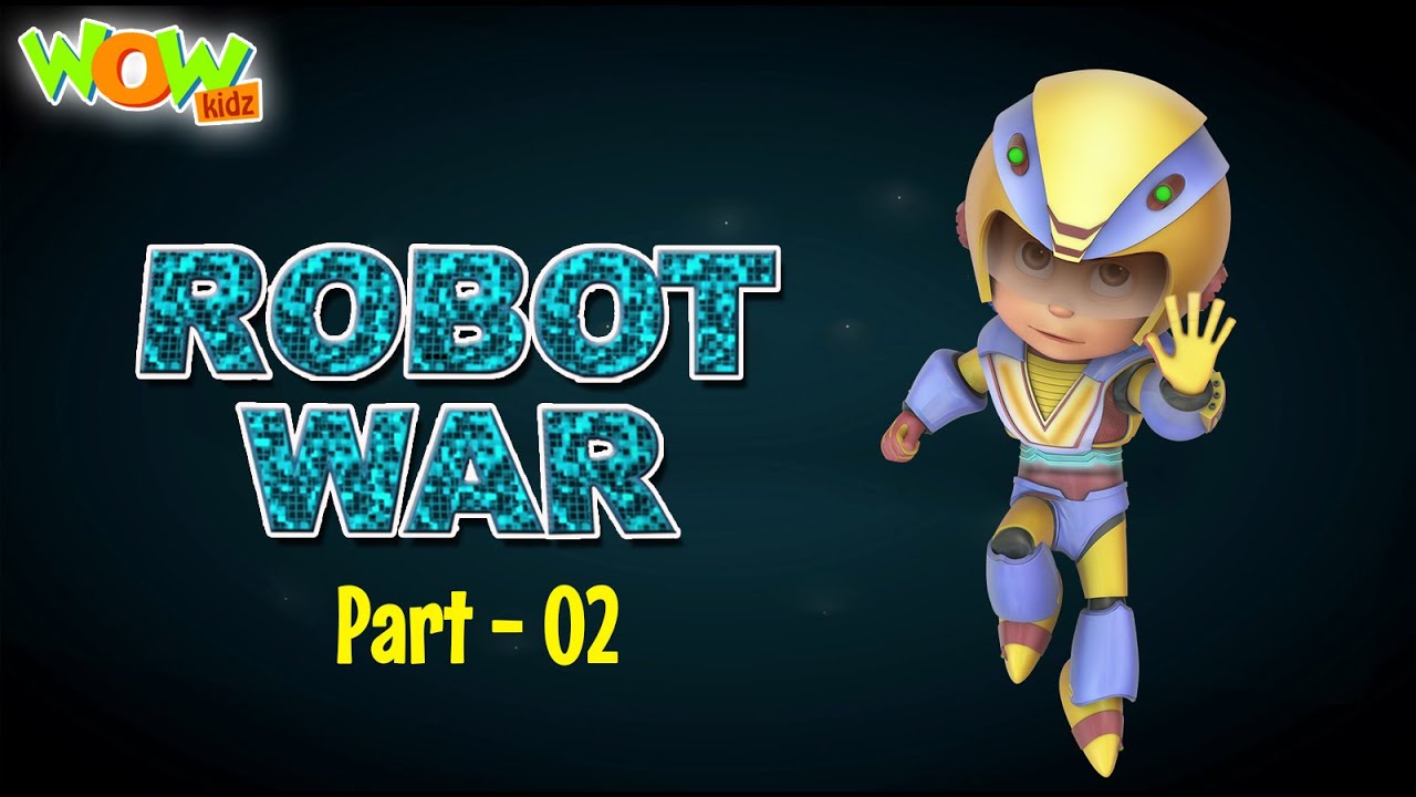 Vir The Robot Boy | Robo War | Part 2 | Cartoon Movies For Kids | Wow Kidz