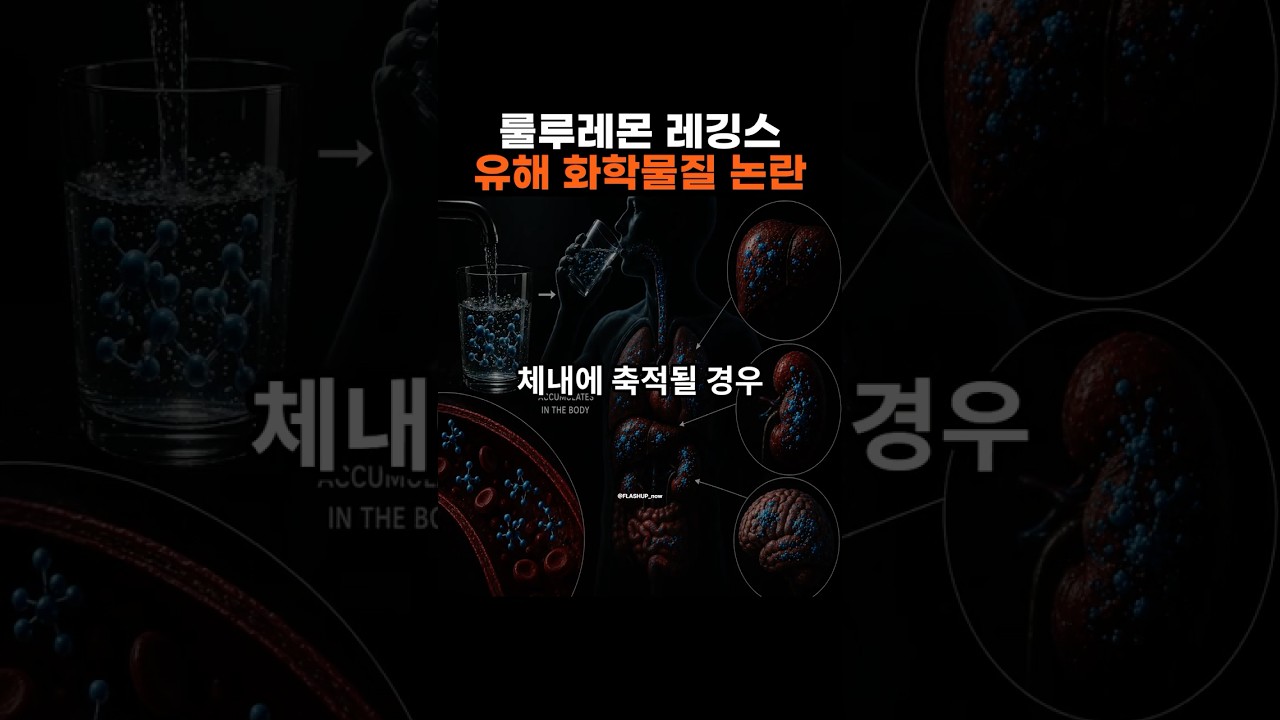 룰루레몬 의류 &lsquo;체내 축적 화학물질&rsquo; 사용논란#룰루레몬#요가#요가복#의류#운동복#스포츠#운동#뉴스#헬스장#등산#등산복#건강#소비자#환경#화학#러닝#러너#암#난임#이슈#뉴스#뉴스쇼츠