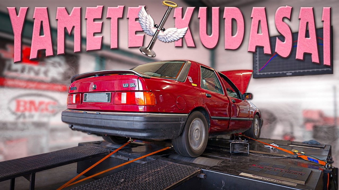 Ford Sierra K24 Turbo passe au banc 