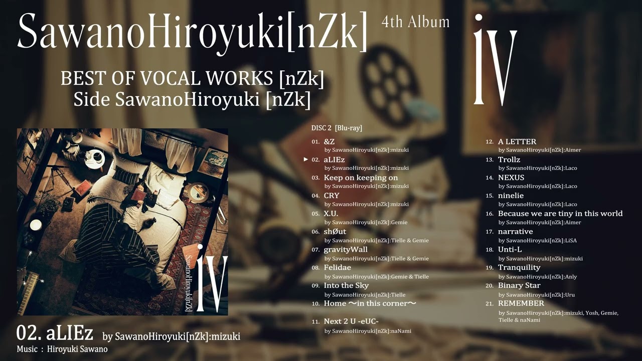 SawanoHiroyuki[nZk] -『iv』- [BD] Full Album