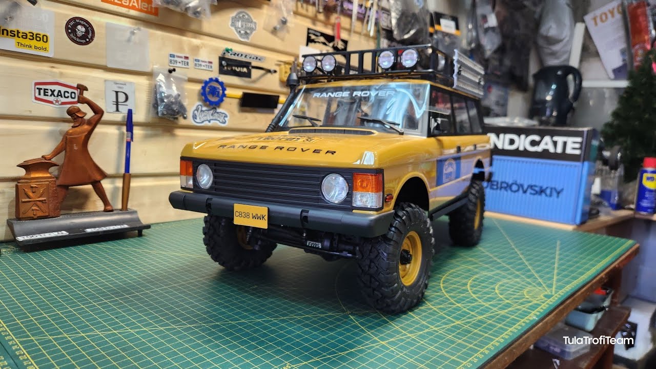 new fms fcx10 Land Rover  Range Rover Camel Trophy