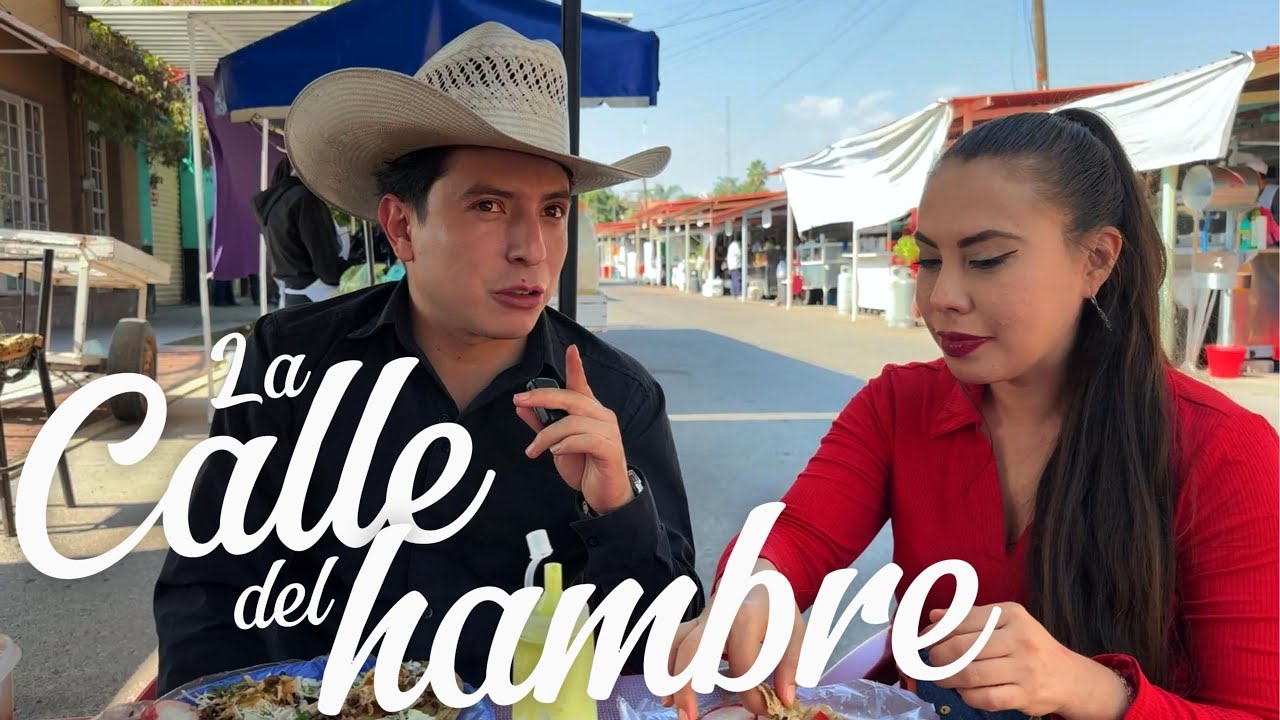 Hay gente que compra tacos aquí para llevarlos a USA 🇺🇸😱 La calle del hambre la mas famosa de Pueblo