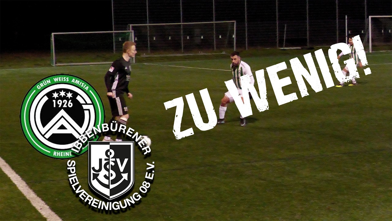 1:2 gegen Grün-Weiss Amisia Rheine – Kein guter Auftritt
