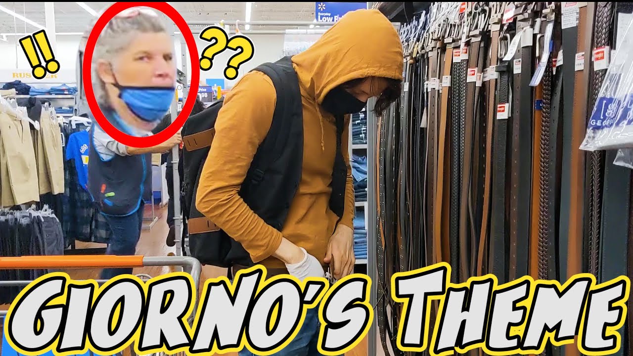 Playing Giorno's Theme in a crowded Walmart 😂
