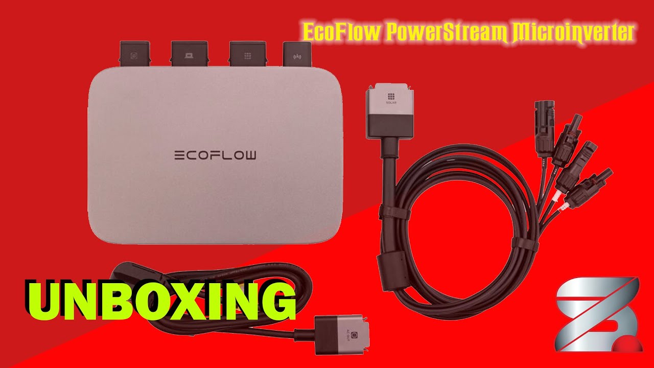 unboxing EcoFlow PowerStream Microinverter #ecoflow #solarenergy #microinverter