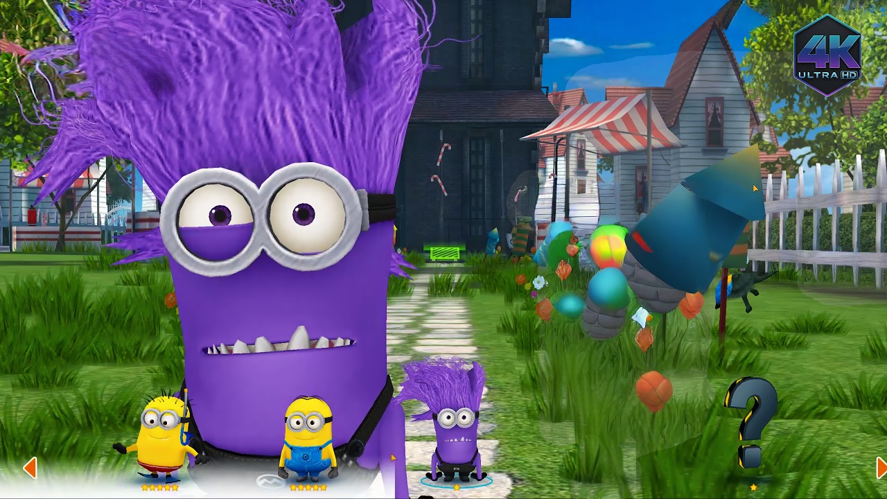 Minion rush All Bosses🏆 👾 Evil minion gameplay🎮 | EP 64 | UHD 4K Fullscreen Gameplay✨