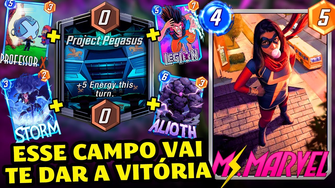 TRANCA RUA 2.0 É O DECK PERFEITO PARA JOGAR NO PROJETO PÉGASUS: APROVEITE O CAMPO |Marvel Snap|