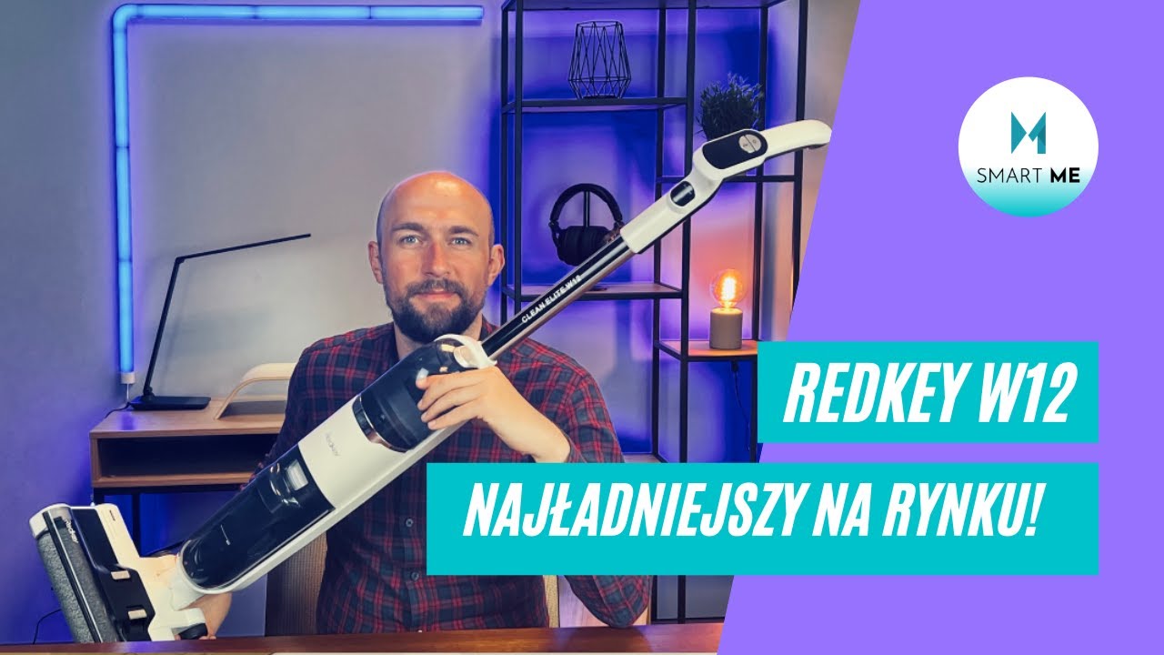 Redkey W12 - Najładniejszy Odkurzacz Pionowy z funkcją mopowania! [ENG SUBS]