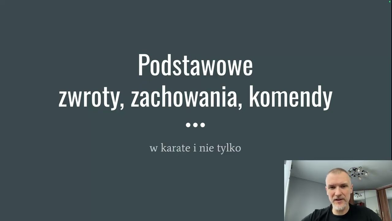 Podstawowe zwroty, zachowania, komendy - miało być w 5 minut ale nie wyszło...