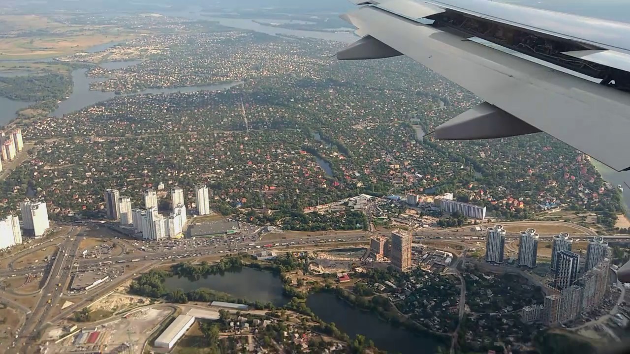 Flight over Kiev