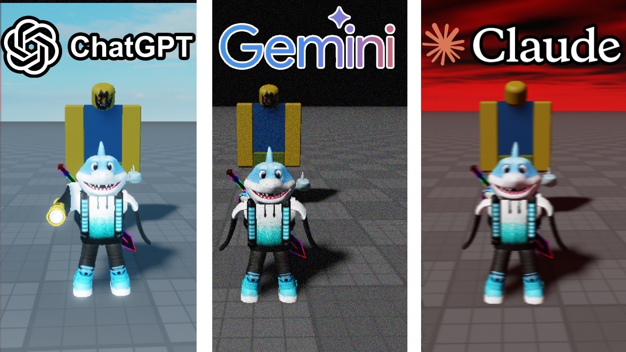 ChatGPT vs Gemini vs Claude Who Makes the Best Roblox Horror Game?