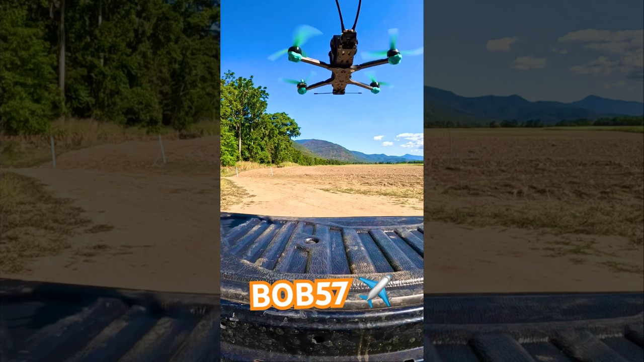 BOB57 ✈️ FREESTYLE 🔥 6&rdquo; FPV DRONE ✈️ #ytshorts #travel #dji #drone #fpv #gopro