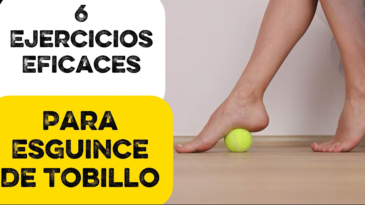 6 ejercicios de RECUPERACIÓN para ESGUINCE de TOBILLO// Eficaces, FÁCILES y caseros//Video #5