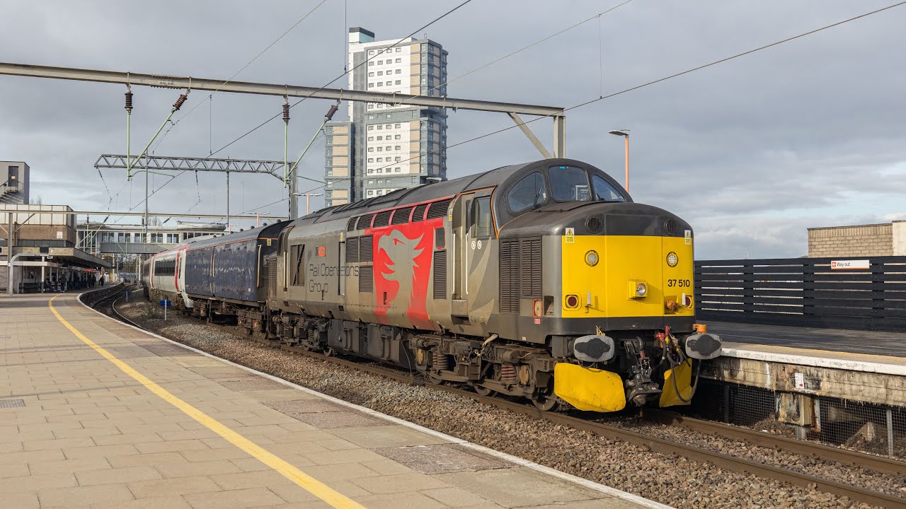 Trains at Wolverhampton 29/01/2025