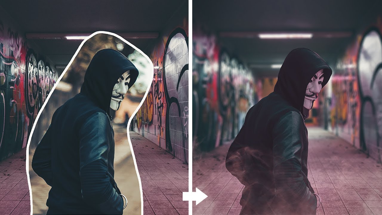 Mezclar fotos e igualar colores en Photoshop de forma realista | Ejercicio poster de película
