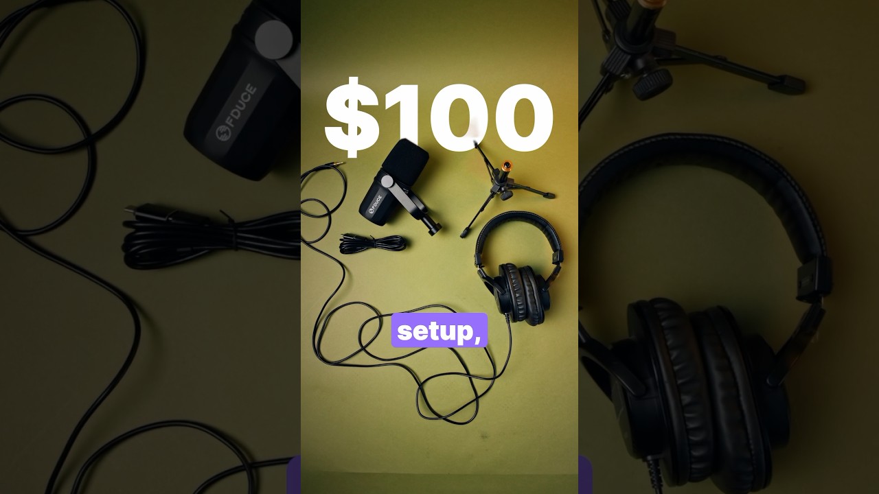 Does Your Podcast Setup Matter? $100 vs $1000