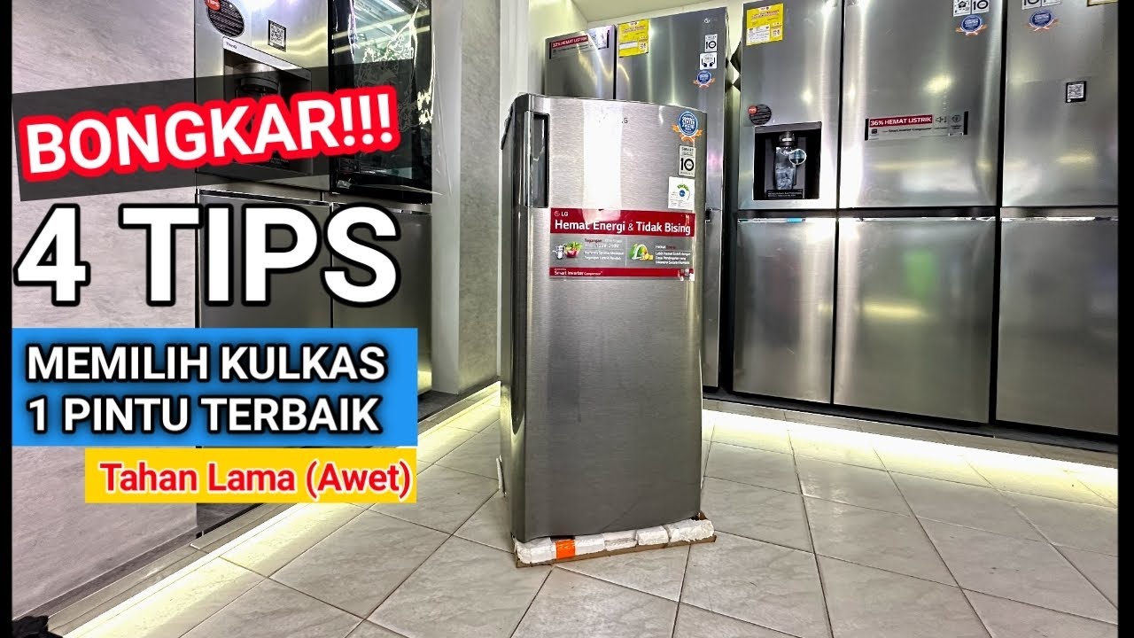 4 rekomendasi kulkas 1 pintu terbaik 1-2jutaan tahan lama hemat listrik dan awet