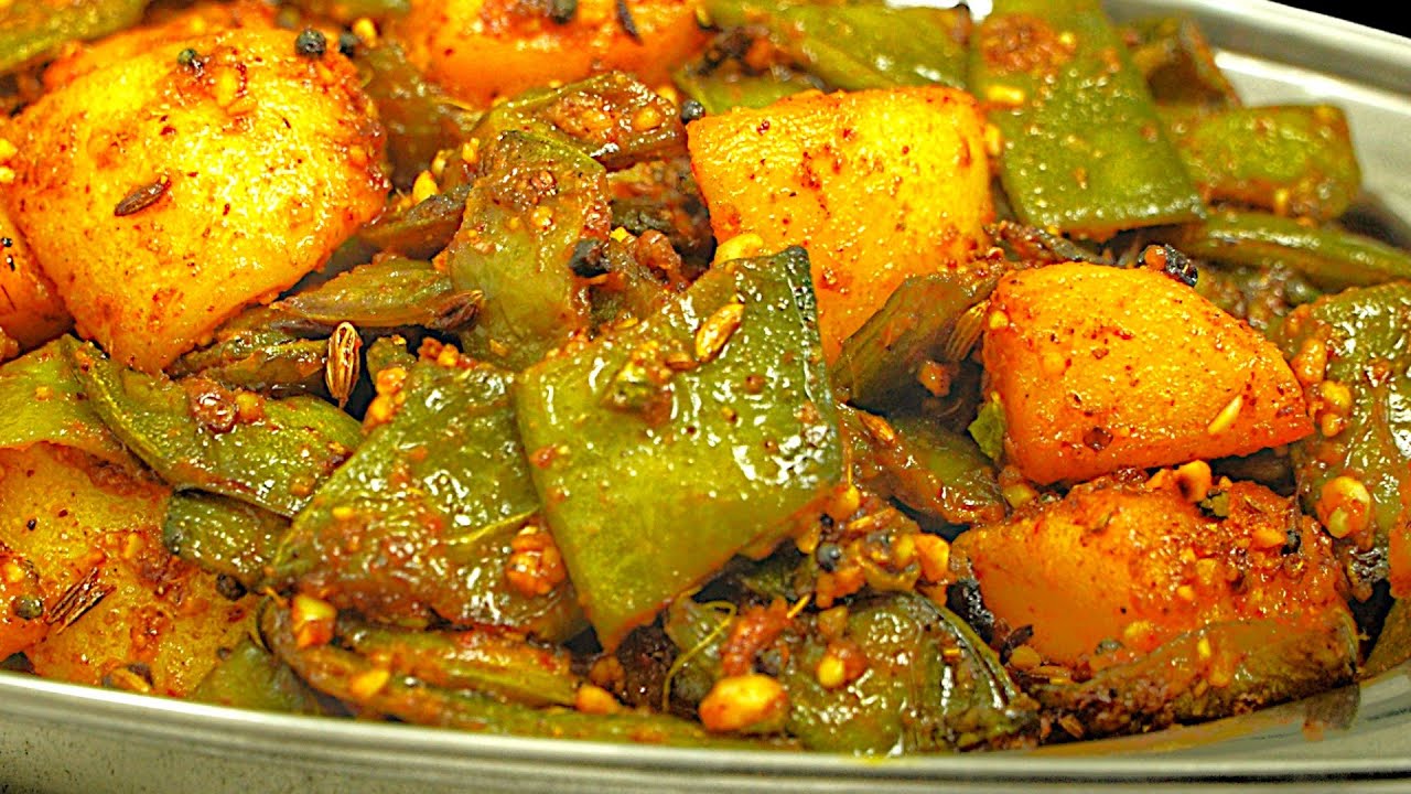 मसालेदार आलू सेम फली की स्वादिष्ट सब्जी | Sem ki Sabji ki Recipe | Sem ki Recipe