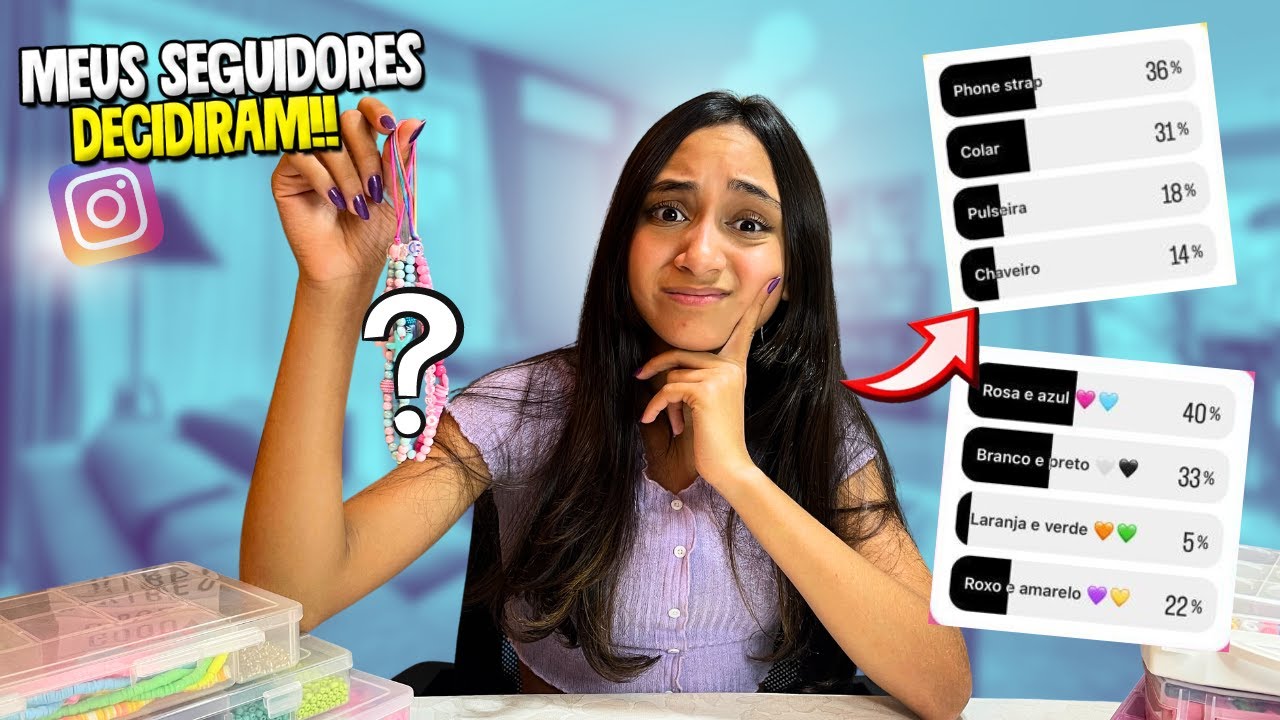 MEUS SEGUIDORES DECIDIRAM QUAL ACESSÓRIO DE MIÇANGA EU VOU FAZER | O MUNDO DE LARISSA