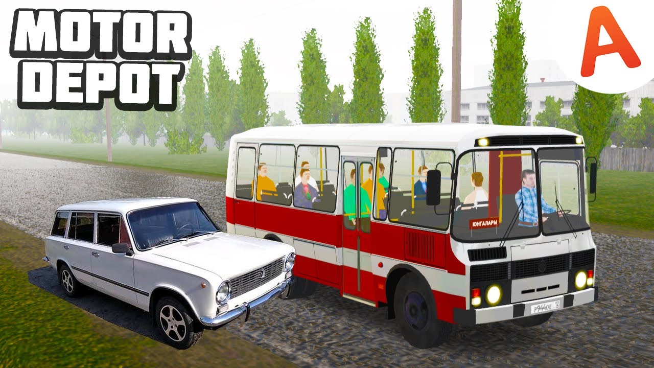 Пьяный Водитель Напал на мой ПАЗ 3205 - Motor Depot (мобильные игры)